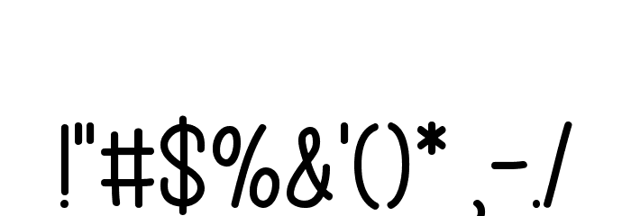 Sleeping Baby Panda Font OTHER CHARS