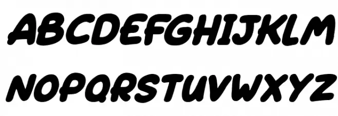 Sleeping Italic Fonte MAIÚSCULAS