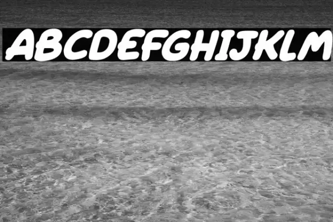Sleeping Italic Font examples