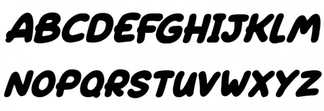 Sleeping Italic Fonte MAIÚSCULAS