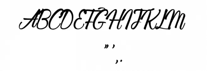 Sleeping in Castleland Font OTHER CHARS