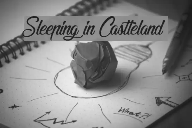 Sleeping in Castleland Font examples