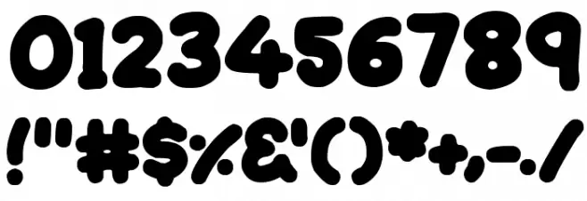 Sleeping Font OTHER CHARS