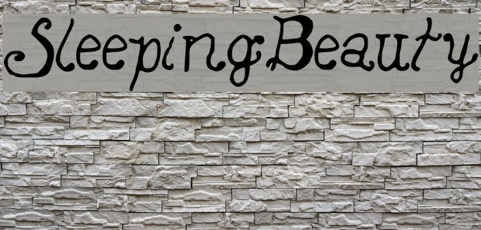 SleepingBeauty Font examples