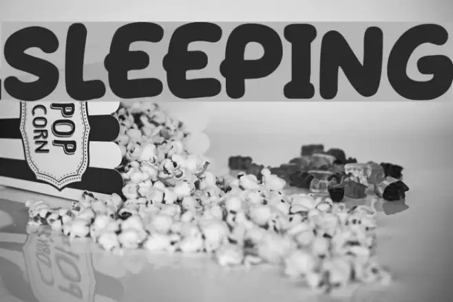 Sleeping Font examples