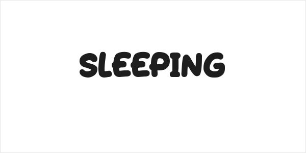Sleeping Logo