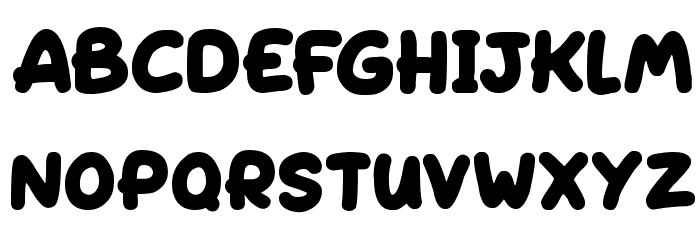 Sleeping Font LOWERCASE