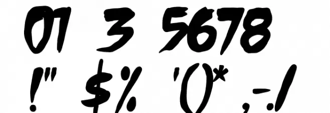 Sleepless Font OTHER CHARS