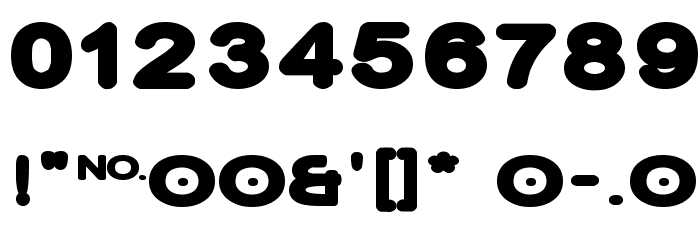 Sleeptalk Font OTHER CHARS