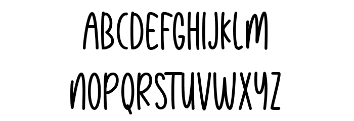 Sleeptight Display Font UPPERCASE