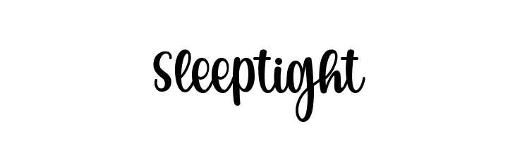 Sleeptight  नि: शुल्क फ़ॉन्ट्स डाउनलोड