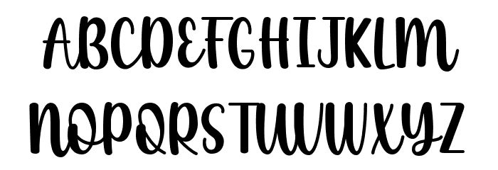 Sleeptight Font UPPERCASE