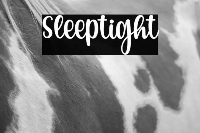 Sleeptight خط examples