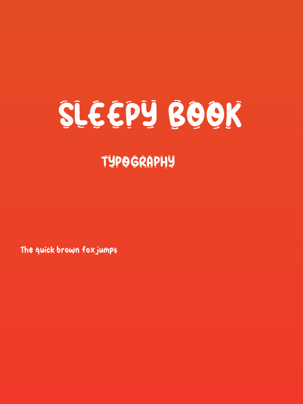 Sleepy Book Poster
