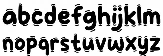 Sleepy Book Font LOWERCASE