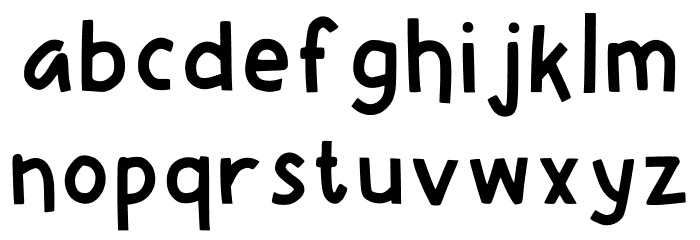 Sleepy Cat Regular Font LOWERCASE