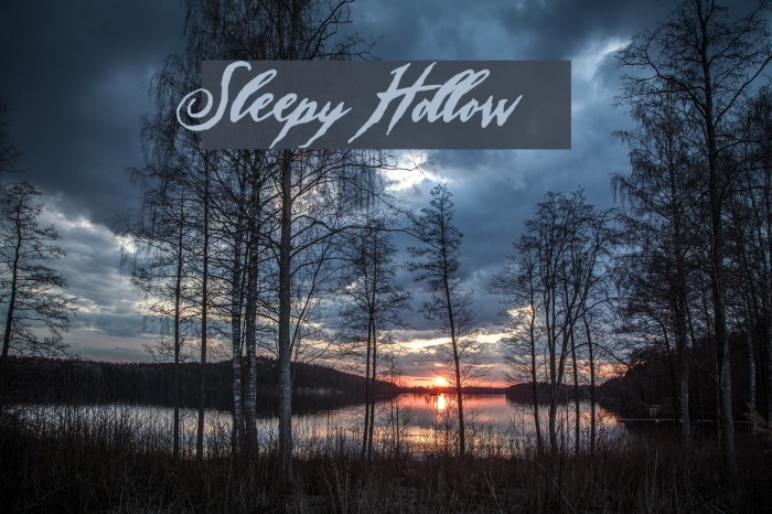 Sleepy Hollow 3.0 Font examples