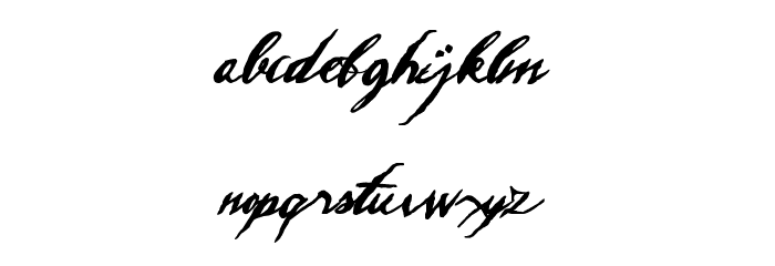 Sleepy Hollow 3.0 Font LOWERCASE