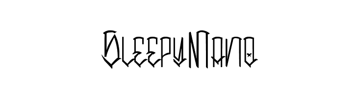Sleepy Mano  フリーフォントのダウンロード