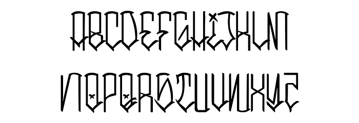 Sleepy Mano Font LOWERCASE