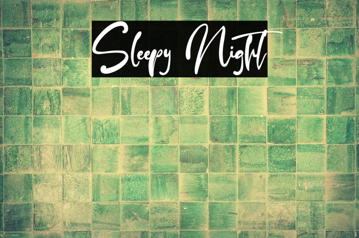 Sleepy Night Example 2