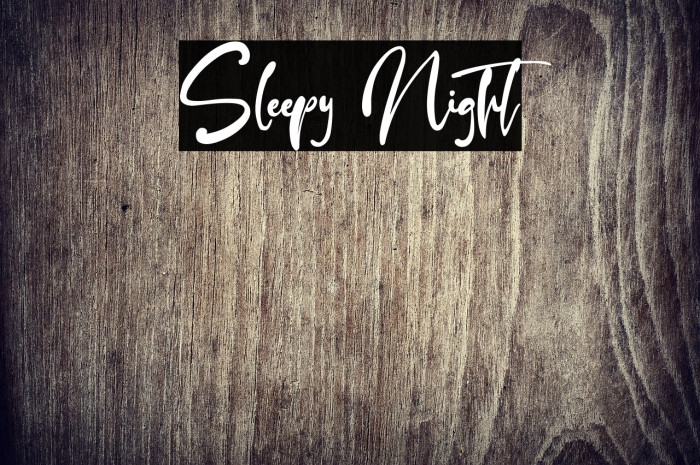 Sleepy Night Example 3