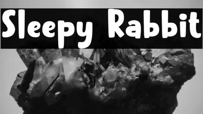 Sleepy Rabbit フォント examples