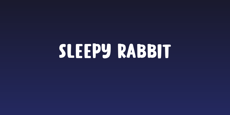 Sleepy Rabbit Social Header