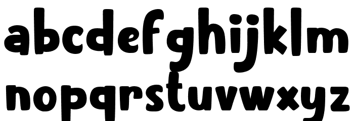 Sleepy Rabbit Font LOWERCASE