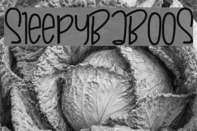 SleepyBaboos Font examples
