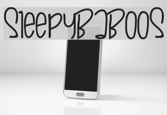 SleepyBaboos Font examples