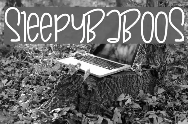 SleepyBaboos Font examples