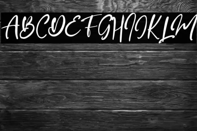 SleepyNight Font examples