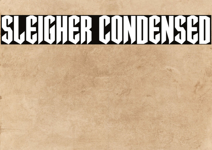 Sleigher Condensed Example 1