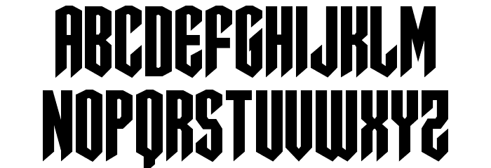 Sleigher Condensed Font LOWERCASE