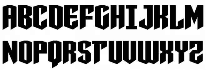 Sleigher Expanded Polices MAJUSCULES