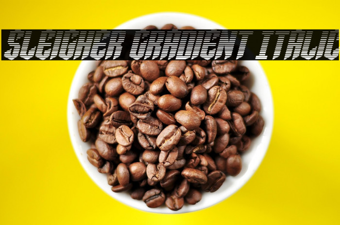Sleigher Gradient Italic Example 1