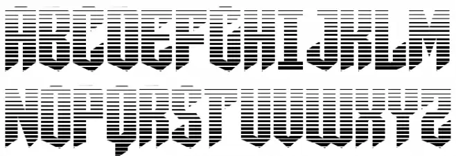 Sleigher Gradient Schriftart Groß