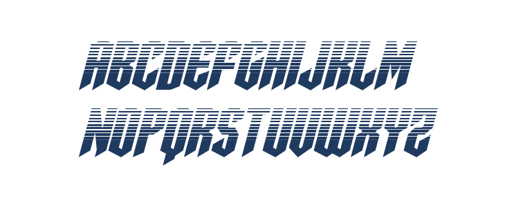 Sleigher Halftone Italic Lowercase