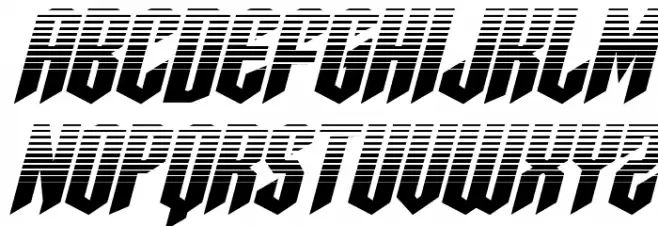 Sleigher Halftone Italic Schriftart Kleinbuchstaben