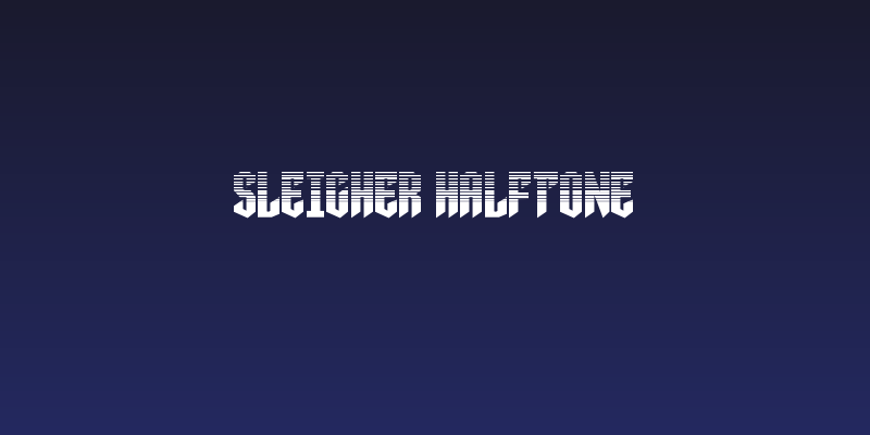 Sleigher Halftone Social Header