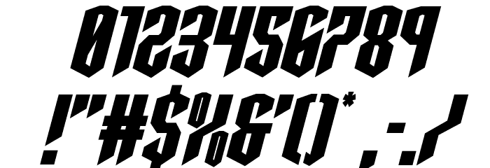Sleigher Italic Font OTHER CHARS