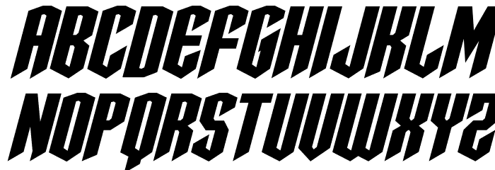 Sleigher Italic Font LOWERCASE