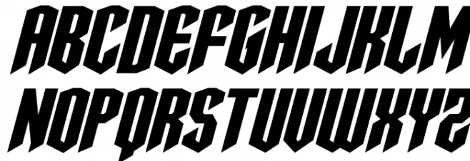 Sleigher Italic Шрифта строчной