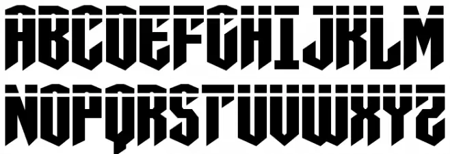 Sleigher Laser Schriftart Groß