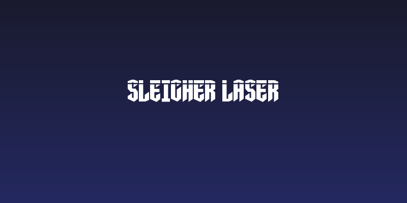 Sleigher Laser Social Header