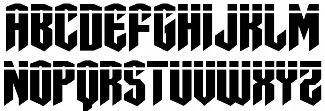 Sleigher Laser 字体 小写