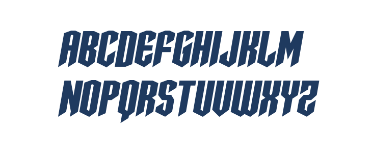 Sleigher Semi-Italic Lowercase
