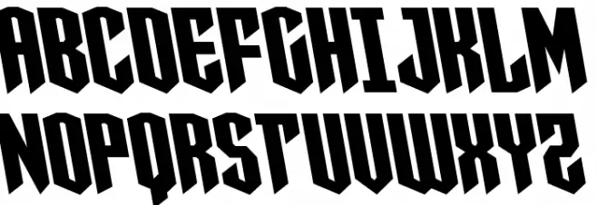 Sleigher Semi-Leftalic Schriftart Groß