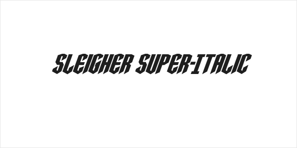 Sleigher Super-Italic Logo